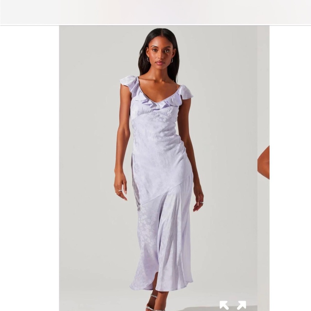 Lavender Midi Dress